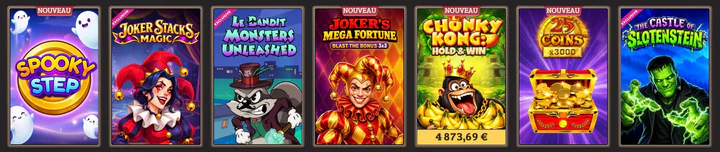 Jeux en argent réel chez SpinBoss
